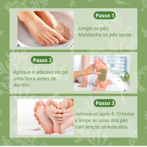 Adesivo Detox Para os Pés